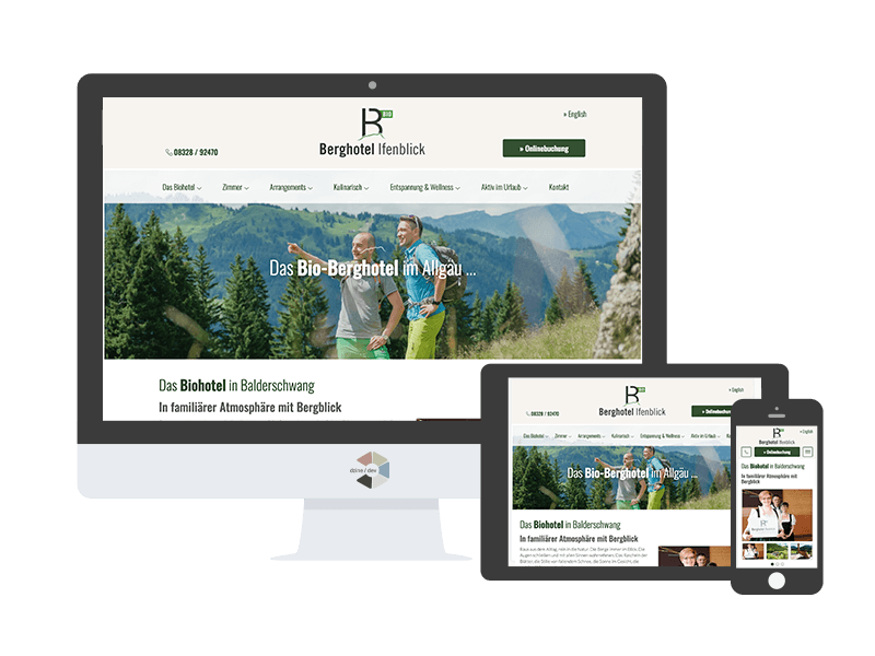 Screenshot Bio-Berghotel Ifenblick
